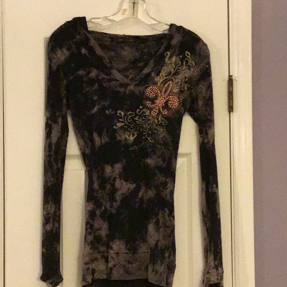 Tie dyed Love Culture long sleeve top